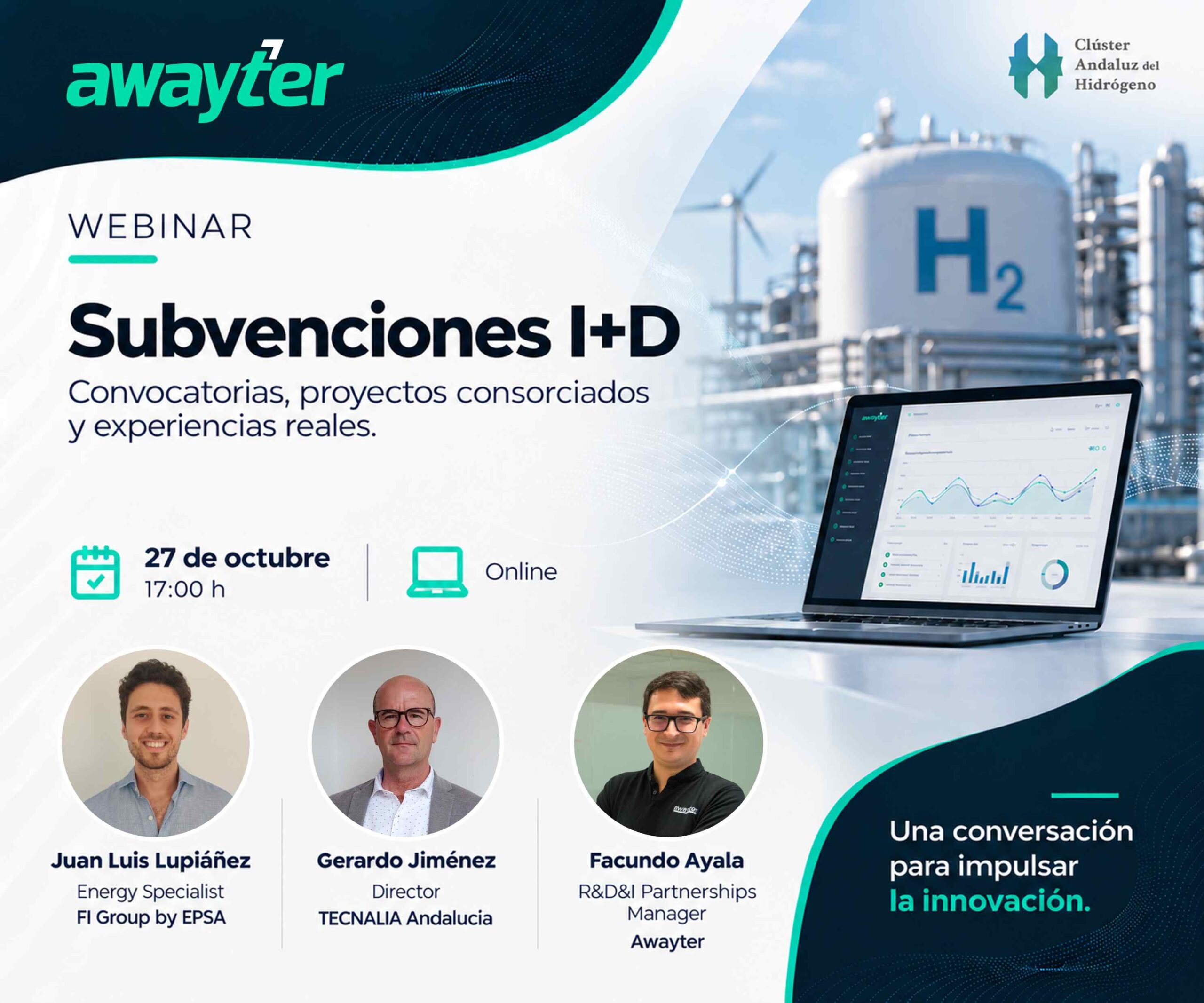Awayter en el webinar I+D+i
